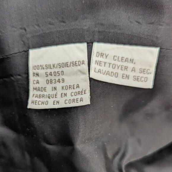 Vintage Y2K Jones New York 100% Silk Rainbow Striped Blazer Career Jacket 10 Med - Picture 8 of 8